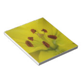Gelbe Lilie, floraler Notepad Notizblock (angewinkelt)