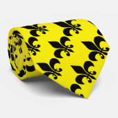 Gelbe Lilie Krawatte (Gerollt)