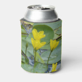 Gelbe Lilie mit Damselfly kann kühler werden Dosenkühler (Kanne Rückseite)