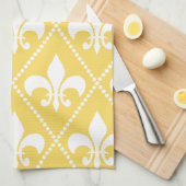 Gelbe Lilie Neapels Handtuch (Viertel Falte)