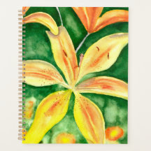 Gelbe Lilien im Garten