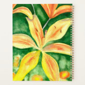 Gelbe Lilien im Garten Planer (Rückseite)