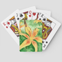 Gelbe Lilien im Garten