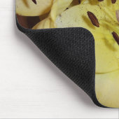 Gelbe Lilien Mousepad (Ecke)