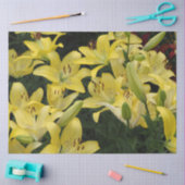 Gelbe Lilien Seidenpapier (Basteln)