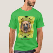 Gelbe Lilienrahmen schaffen Ihr eigenes Foto T-Shirt (Vorderseite)