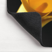 Gelbe Lilly Blume Hübsches Floral Mousepad (Ecke)