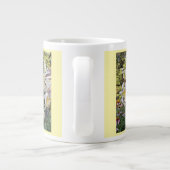 Gelbe Lilly Glas Jumbo-Tasse (Rückseite)