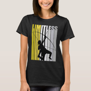 Gelbe Limitlose Bogenschießen Geburtstag Niedlich T-Shirt