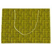 Gelbe Lincoln Logs Geschenktasche Große Geschenktüte (Vorderseite)