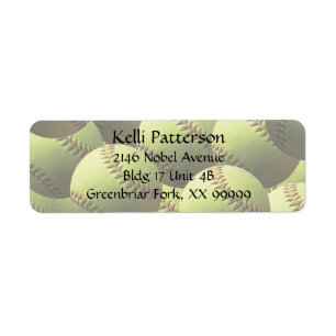 Gelbe Linie des Softballs 4