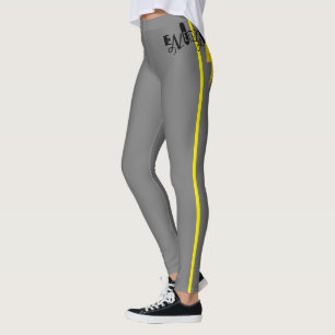 Gelbe Linie für den Power "Energy Thunder Sign" Leggings