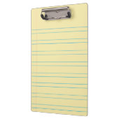 Gelbe Linke Notebook-Zwischenablage Klemmbrett (Links)