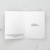 Gelbe Lippen Blume Glaubenskarte Karte (Innenseite)