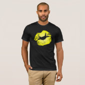 Gelbe Lippen T-Shirt (Vorne ganz)
