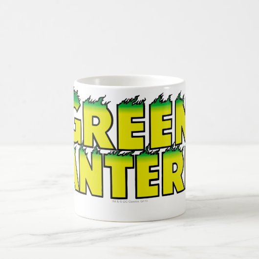 Gelbe Logo-Flammen Kaffeetasse (Mittel)