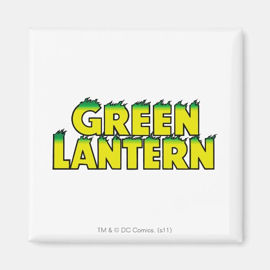 Gelbe Logo-Flammen Magnet (Vorne)