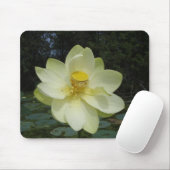 Gelbe Lotos-Blume Mousepad (Mit Mouse)