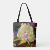 Gelbe Lotus Blossom-Tasche Tasche (Rückseite)
