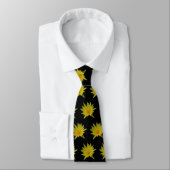 Gelbe Lotus-Wasserlilie Krawatte (Gebunden)