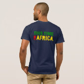 Gelbe Löwe-Grün-Mähne dieses mal für Afrika-Shirt T-Shirt (Schwarz voll)