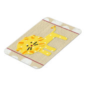 Gelbe Löwe mit weißen Polka-Punkten Magnet (Linke Seite)