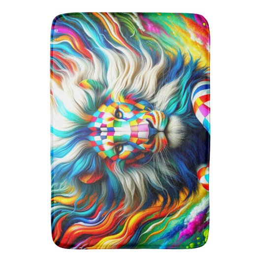 Gelbe Lunge Badematte (Vorderseite Vertikal)