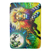 Gelbe Lunge Badematte (Vorderseite Vertikal)