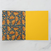 Gelbe Luxusblumen Karte (Innenseite)