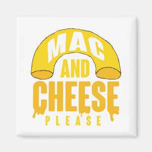 Gelbe Macaroni Käse für Kinder Mac und Käse Magnet