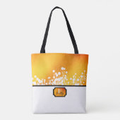 Gelbe magische Blume Tasche (Rückseite)