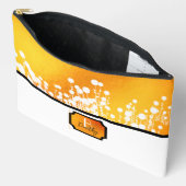 Gelbe magische Blume Zubehörtasche (Offen)