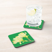 Gelbe Magnolien auf einem Untersetzer Set (Rechte Seite)