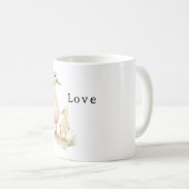 Gelbe Mama Babyenten Kaffeetasse (VorderseiteRechts)