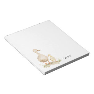 Gelbe Mama Babyenten Notizblock