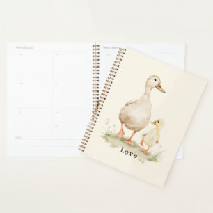 Gelbe Mama Babyenten Planer