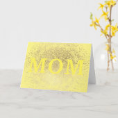 Gelbe MAMA Karte (Gelbe Blume)