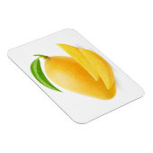 Gelbe Mango schneiden Magnet (Rechte Seite)