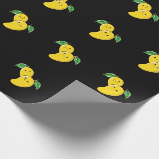 gelbe Mangos Geschenkpapier (Ecke)
