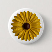 Gelbe Margerite - Blumenstrauß Frühlingsgarten Som Button (Vorderseite)