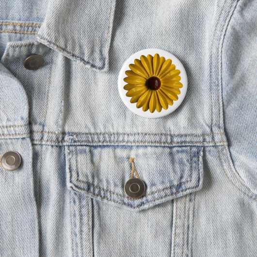 Gelbe Margerite - Blumenstrauß Frühlingsgarten Som Button (Beispiel)