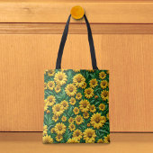Gelbe Margeriten-Tasche Tasche