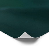 Gelbe Mariglod Blume Makro Abstrakt Poster (Ecke)