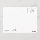 Gelbe Marigold-Blume Postkarte (Rückseite)