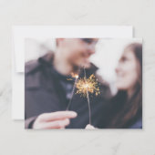 Gelbe Marigold Blumenfarbe Foto Save The Date (Rückseite)