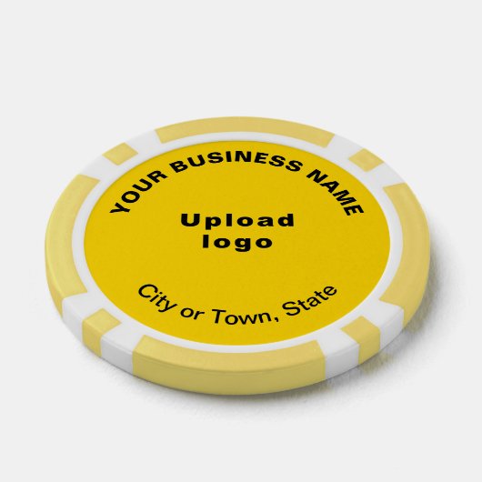 Gelbe Markenbezeichnung für Poker-Chips Pokerchips (Einzeln)