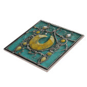 Gelbe Marmor-Metall-Kunstskulptur  Fliese (Seite)