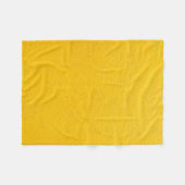 Gelbe Mauer Fleecedecke (Vorderseite (Horizontal))