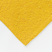 Gelbe Mauer Fleecedecke (Ecke)