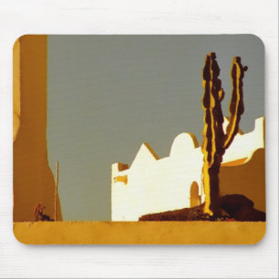 Gelbe Mauer Mousepad